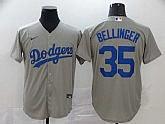 Dodgers 35 Cody Bellinger Gray 2020 Nike Cool Base Jersey,baseball caps,new era cap wholesale,wholesale hats